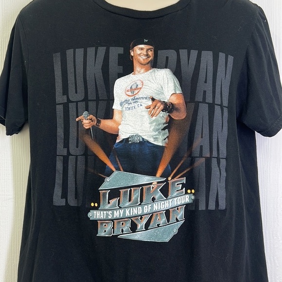 Luke Bryan - That’s My Kind Of Night Tour Luke Bryan Tour Shirt Size Medium - Picture 3 of 9